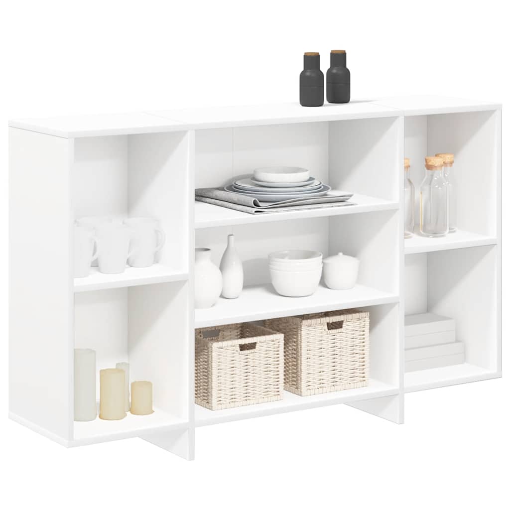 Sideboard Weiß 120x30x75 cm Holzwerkstoff